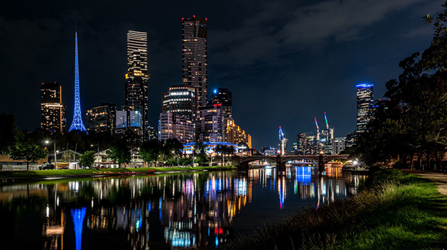 City and River Yarra